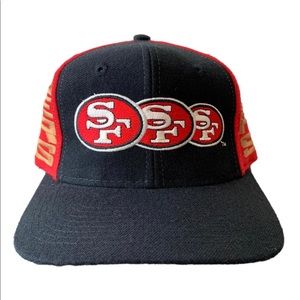 Vintage San Francisco 49ers Snapback Hat By AJD